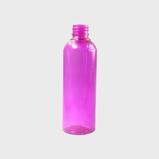 10x BOTELLA PET COL 100ML TUBULAR ROSA 20/410 BOT0033