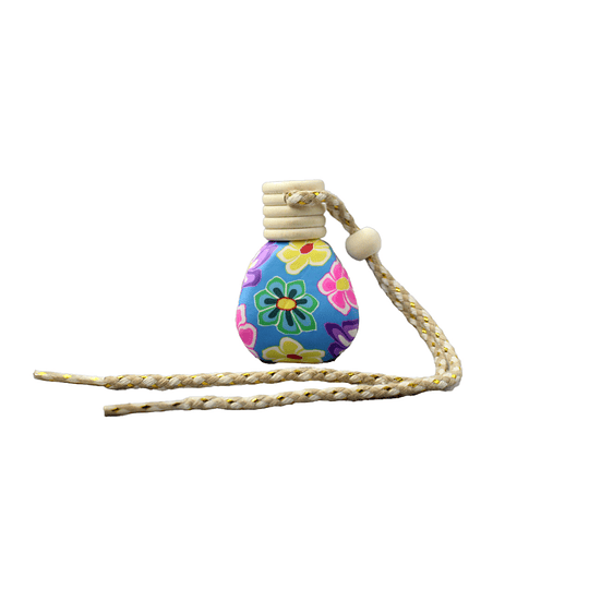 FRASCO VIDRIO AMBIENTADOR COLORES HEXAGONAL 12 ML - FRC1269