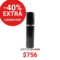 FRASCO PERFUMERO METALICO NEGRO 10ML - FRC1084