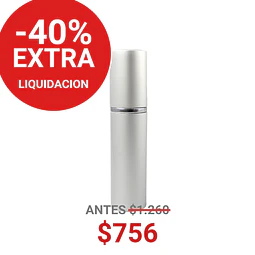FRASCO PERFUMERO METALICO PLATEADO 10ML - FRC1088