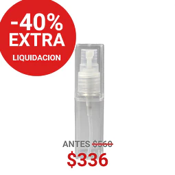 PD_FRASCO PERFUMERO ACRILICO C/SPRAY TRANSPARENTE 18ML - FRC1112