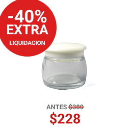 FRASCO VIDRIO 50ML MOD-002 TP/BLANC/PLAT - FRC1065