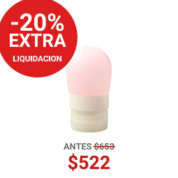 FRASCO SILICONA REDONDO ROS 40ML - FRC1170