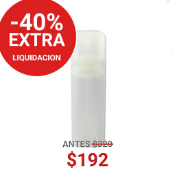 FRASCO PERFUMERO PLAST CUAD TRANSPARENTE 35ML - FRC1108