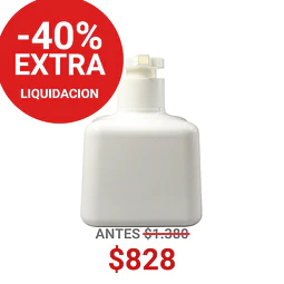 FRASCO DISPENSADOR 300ML BLANCO CUADRADRO - FRD0002