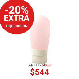 FRASCO SILICONA REDONDO ROS 80ML - FRC1168