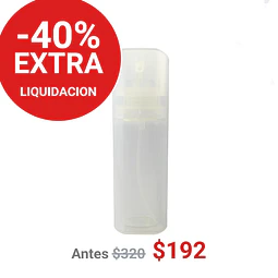 FRASCO PERFUMERO PLAST CUAD TRANSPARENTE 35ML - FRC1108