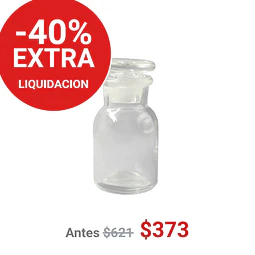 FRASCO TAPON VIDRIO TRANSPARENTE 30ML - FRC1163