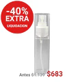 FRASCO PERFUMERO ACRILICO C/SPRAY TRANSPARENTE 50ML - FRC1114