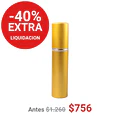 FRASCO PERFUMERO METALICO DORADO 10ML - FRC1085