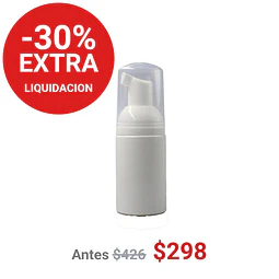 FRASCO ESPUMA 30ML BLANCO - FRC1262
