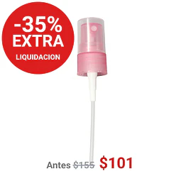 SPRAY BOTON 18/410 RIBETEADO TRANS/ROSA - SPR1005