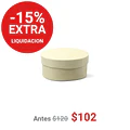 CAJA MADERA OVALADA 6X4.5X2.8CM - CAJ0003