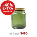 FRASCO TAPA CORCHO 200 ML COLOR VERDE - FRC1256