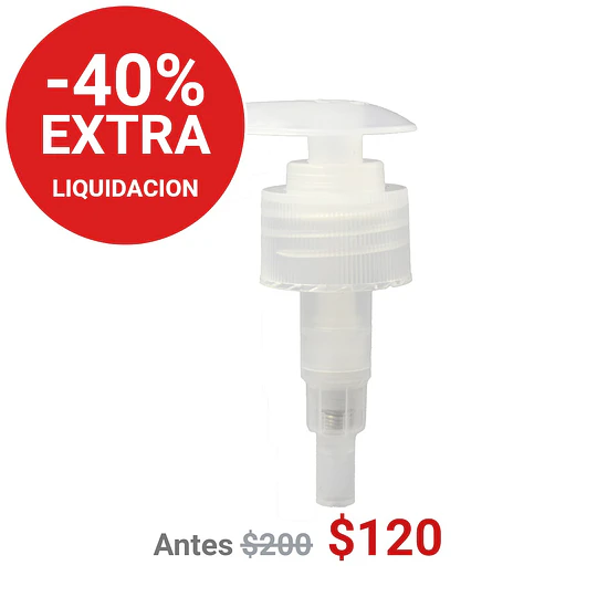 BOMBA CR02 28/410 RIBETEADO TRANSPARENTE - BOM0003