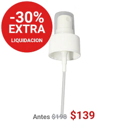 SPRAY BOTON 28/410 RIBETEADO BLANCO - SPR1016