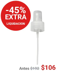 SPRAY BOTON 28/410 RIBETEADO TRANSPARENTE ARENTE - SPR1017