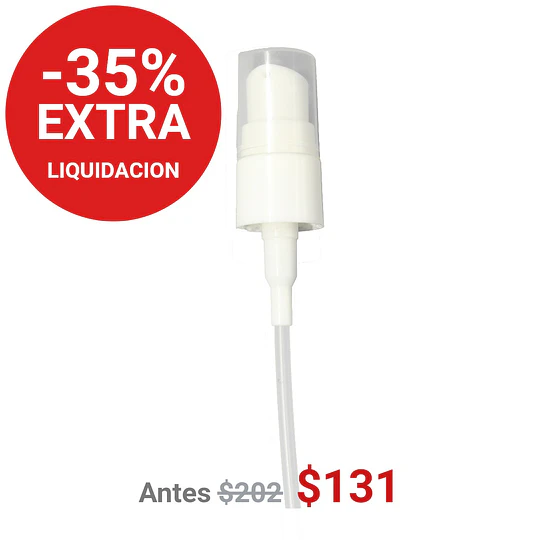 BOMBA CR02 C/TAPA 18/410 LISO BLANCO - BOM0026