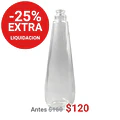 BOTELLA VIDRIO CONICA GRIM 110ML TRANSPARENTE 15MM - BOV3006