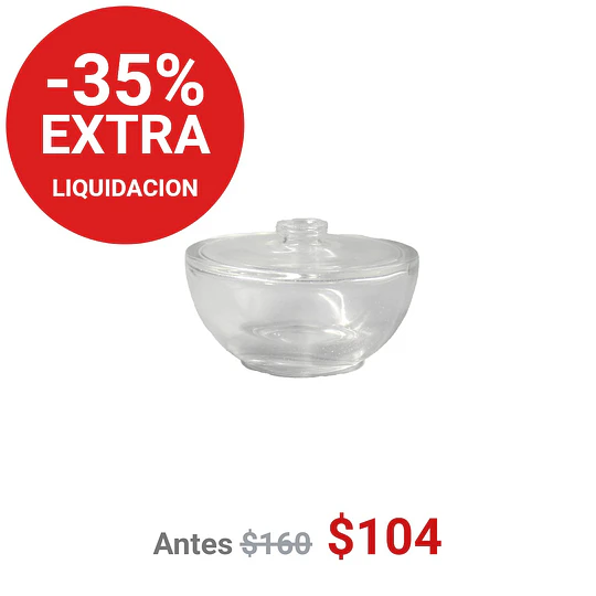 BOTELLA VIDRIO GRIM 40ML TRANSPARENTE 15MM - BOV3012