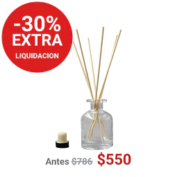 FRASCO MIKADO TRANS 100 ML 10 VARILLAS BEIGE - FRM0002