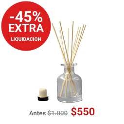 FRASCO MIKADO TRANS 150 ML 10 VARILLAS BEIGE - FRM0003
