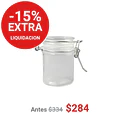 FRASCO VIDRIO TRANSPARENTE 50ML REDONDO - FRV0003