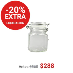 FRASCO VIDRIO TRANSPARENTE 80ML CUADRADO - FRV0002