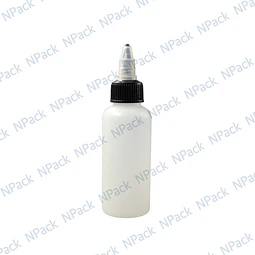 BOTELLA POLIETILENO 60ML MOD 0077 TRANSPARENTE 20/410 - BOT0029