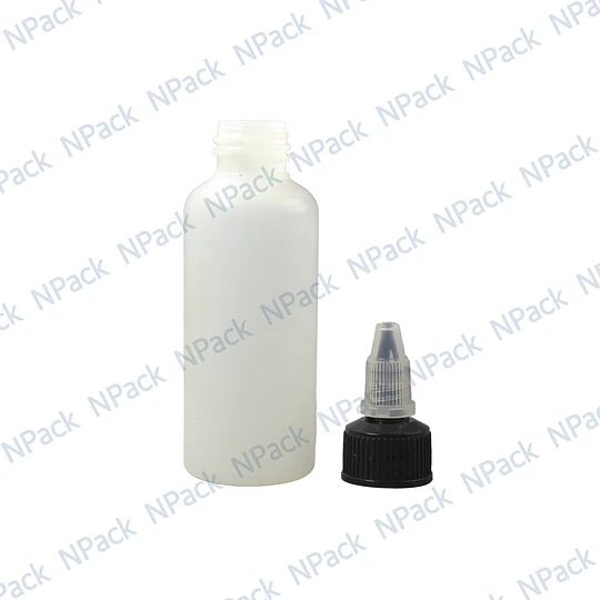 BOTELLA POLIETILENO 60ML MOD 0077 TRANSPARENTE 20/410 - BOT0029