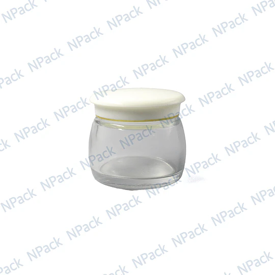 FRASCO VIDRIO 50ML MOD-002 TP/BLANC/DOR - FRC1064