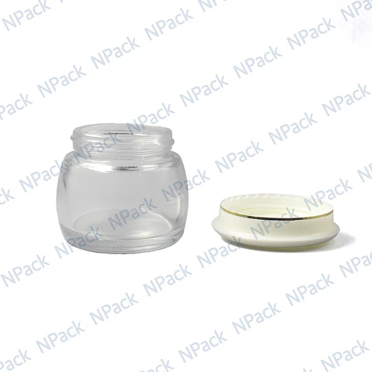 FRASCO VIDRIO 50ML MOD-002 TP/BLANC/DOR - FRC1064