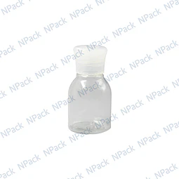 BOTELLA PET TUB 18/410 CON TAPA PLANA TRANSPARENTE 30ML - BOT0080