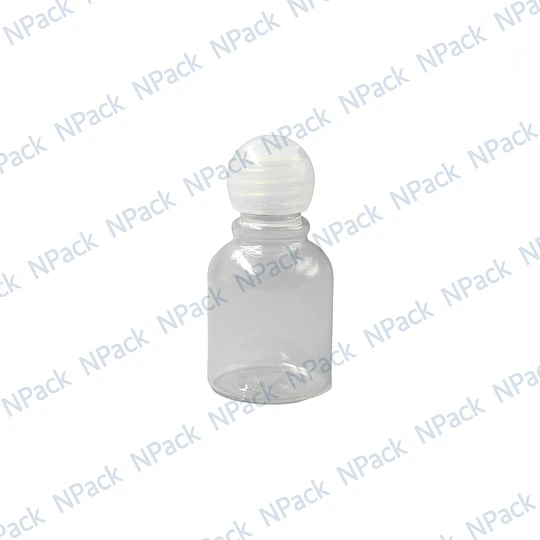 BOTELLA PET TUB 18/410 CON TAPA RED TRANSPARENTE 30ML - BOT0081