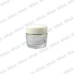 FRASCO VIDRIO 30ML MOD-004 TP/BLANC/DOR - FRC1073