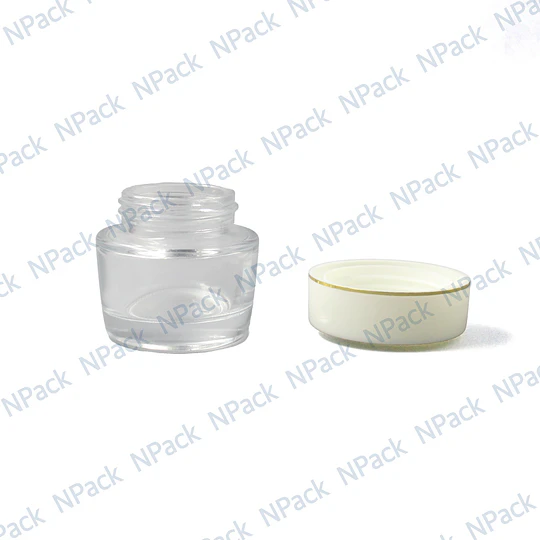 FRASCO VIDRIO 30ML MOD-004 TP/BLANC/DOR - FRC1073