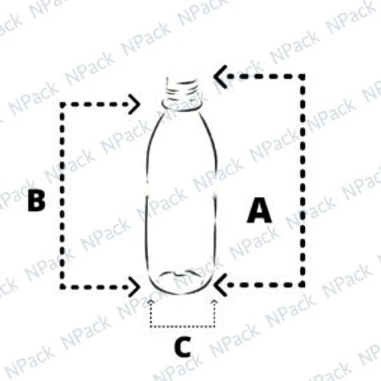 BOTELLA ALUMINIO 1.145GR 20/410 35X87 60ML - BOT0088