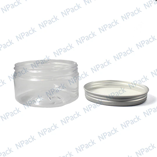 FRASCO PET TAPA ALUMINIO 200ML TRANS - FRC1092