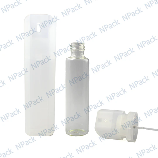 FRASCO PERFUMERO PLAST CUAD TRANSPARENTE 45ML - FRC1109