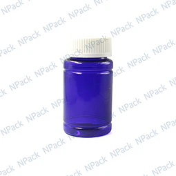 FRASCO PET SEG 100ML AZUL T/BLAN - FRC1020