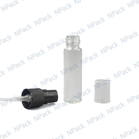 FRASCO PERFUMERO VIDRIO 16 ML C/SPRAY NEGRO - FRC1022