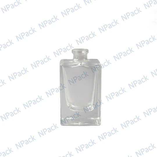 BOTELLA VIDRIO CUADRADA GRIM 30ML TRANSPARENTE 15MM - BOV3007