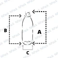 DS_BOTELLA VIDRIO GRIM 40ML TRANSPARENTE 15MM - BOV3011