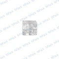 FRASCO ACRILICO 5ML CUADRADO TRANSPARENTE B&C - FRC1034