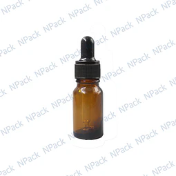 FRASCO GOTARIO VIDRIO CAFE 10ML - GOT1009