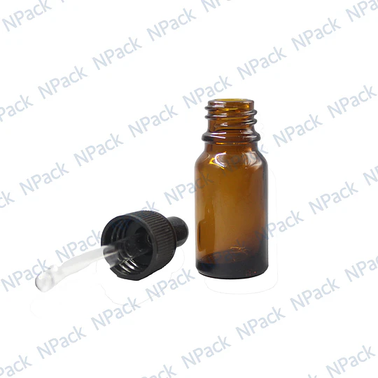 FRASCO GOTARIO VIDRIO CAFE 10ML - GOT1009