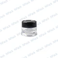 PD_FRASCO ACRILICO MOD1038 15ML TRANSPARENTE CAP/NEGR - FRC1038