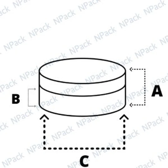 PD_FRASCO ACRILICO MOD1038 15ML TRANSPARENTE CAP/NEGR - FRC1038