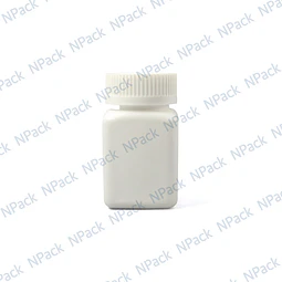 FRASCO L/PH PE CUAD BLANCO TAPA SEGURIDAD 60ML - FRC1142