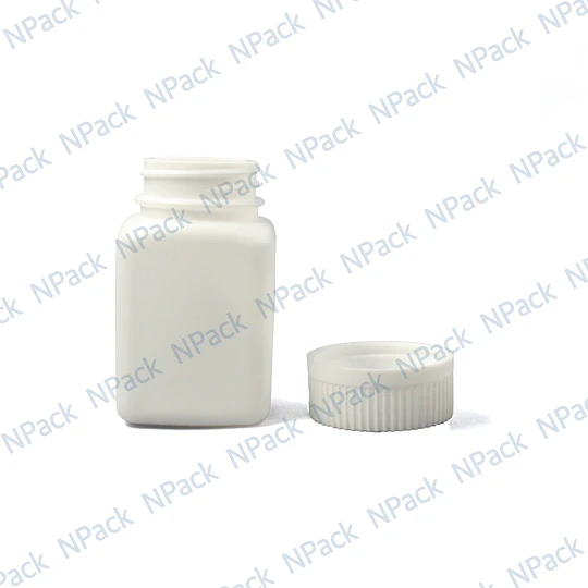 FRASCO L/PH PE CUAD BLANCO TAPA SEGURIDAD 60ML - FRC1142